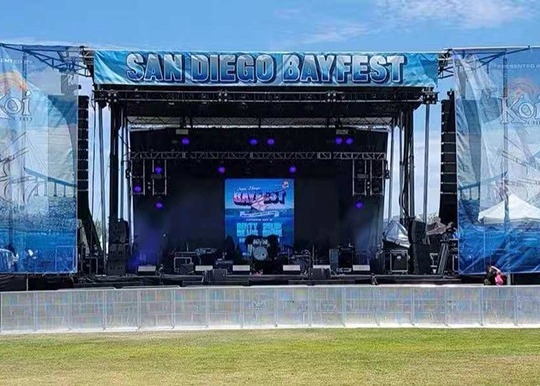 ETL Outdoor Rental LED Display SMD2525 High Brightness Waterproof 6000nits